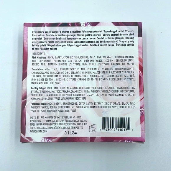 Pat McGrath Labs Divine Rose Luxe Quad: Eternal Eden Eye Shadow Quad (NWT) - Picture 6 of 6